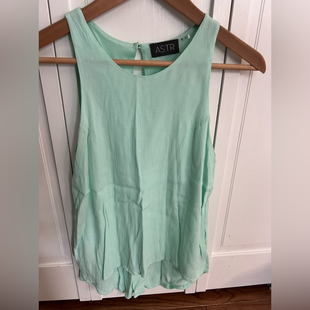 ASTR mint green tank. Size small.